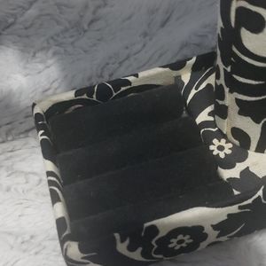 Storage & Organization - Black and white jewelry holder organizer tray Storage & Organization - Black and white jewelry holder organizer tray